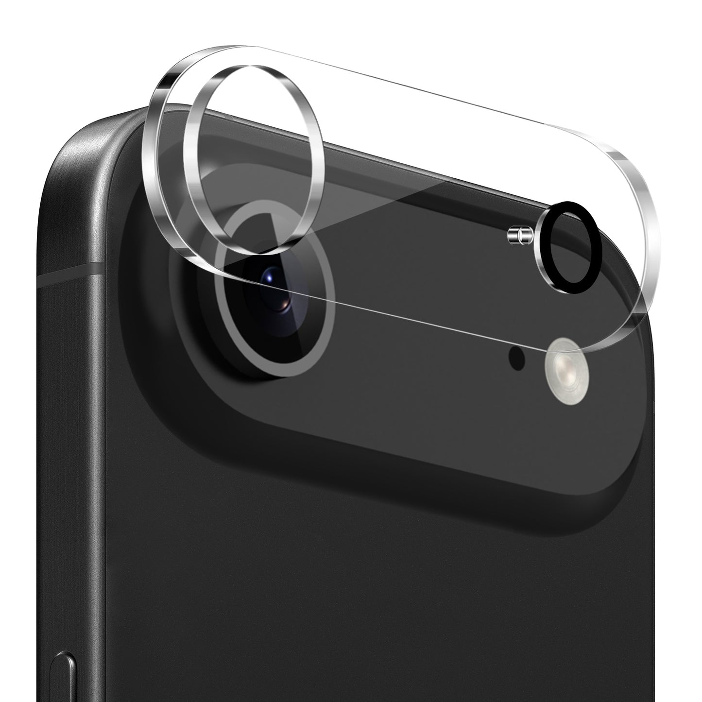 For Apple iPhone 17 /17 Air /17 Pro/ 17 Pro Max Camera Lens Protector HD Clear 2.5D Tempered Glass with Black Edge, Case-Friendly, Ultra-Thin, Easy to Install Protector