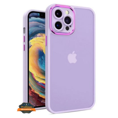 For Samsung Galaxy A16 5G Translucent Hybrid Matte Frosted Slim Fit Ultra-Thin Protective TPU Edges Bumper Frame Case Cover