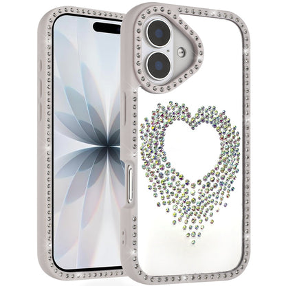 For Samsung Galaxy S26 Ultra Angel Hearts Glitter Shimmer Diamond Edge Hybrid Drop Protection Shockproof Design Compatible Case Cover