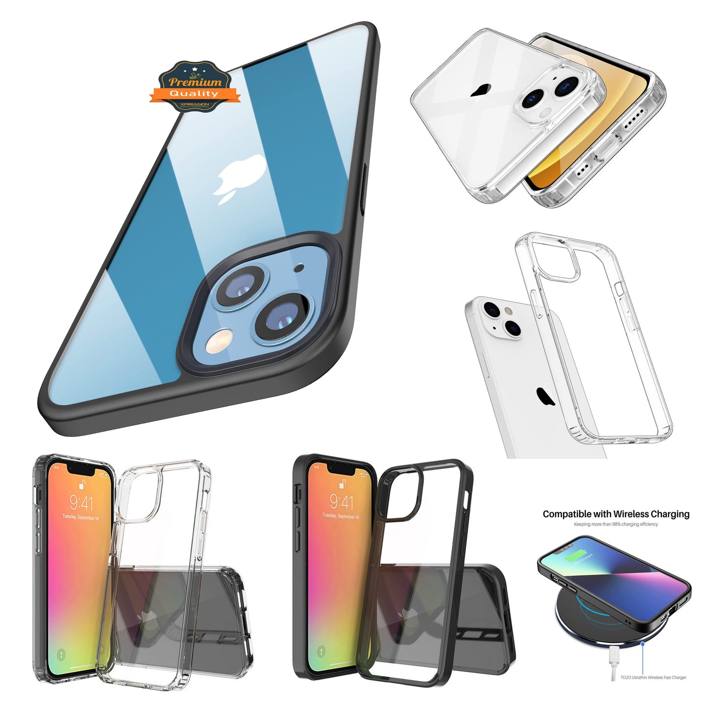 For Samsung Galaxy S26 Ultra Crystal HD Clear Back Hybrid Case TPU Bumper Frame Slim Shockproof Hard Defender Case Cover