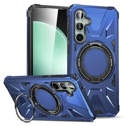 For Samsung Galaxy S25 /S24 Tough Shockproof Hybrid Magnetic Large Rotating Ring Stand Compatible with MagSafe Case Cover
