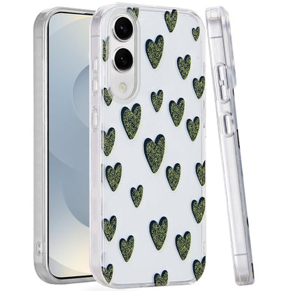 For Samsung Galaxy S25 Edge Fashion Layer Design Slim IMD TPU Protective, Shockproof Hybrid Stylish Durable Hard PC Case Cover