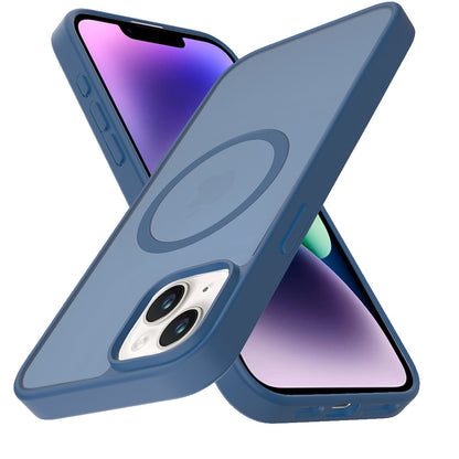 For Apple iPhone 16 (6.1") MagSafe Compatible Case Hybrid Soft TPU Bumper Hard Translucent Matte Back Slim Shockproof Case Cover