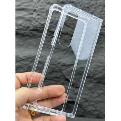 For Samsung Galaxy Z Fold 7 Crystal HD Clear Back Hybrid Case TPU Bumper Frame Slim Shockproof Hard Defender Case Cover Clear