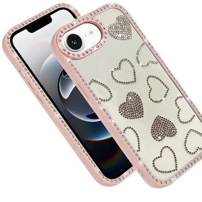 Spread Love Glitter Shimmer Bling Diamond Edge Hybrid Drop Protection Shockproof Design