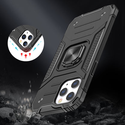 For Apple iPhone SE 3 (2022) SE/8/7 Armor Hybrid Magnetic Stand with Ring Holder Kickstand Shockproof Heavy-Duty Durable Rugged TPU Dual Layer Case Cover