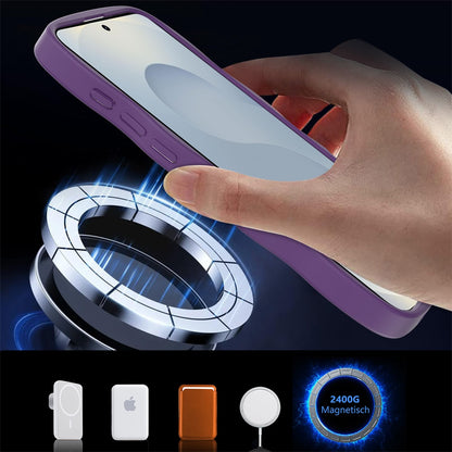 For Samsung Galaxy S26 Grip Hand Magnetic Hybrid Case Shockproof Protection Matte Skin Rubber TPU + PC Case Cover