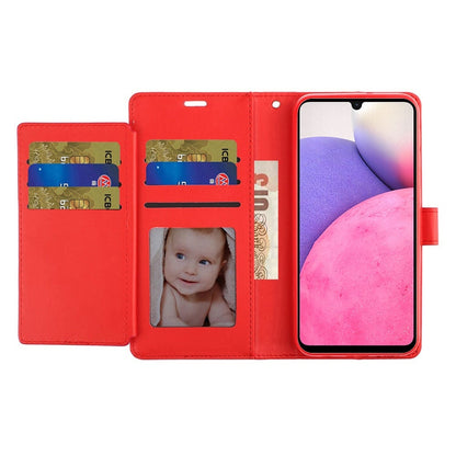 For iPhone 15 Pro Max (6.7") Wallet Cases PU Leather with Credit Card /ID /Cash Holder Slot Dual Flip Book Pouch, Stand and Strap Case Cover