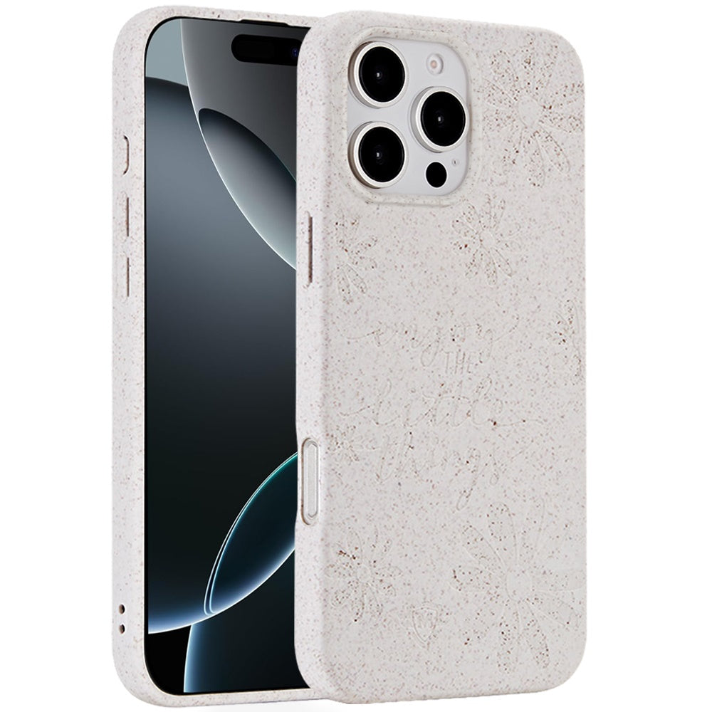 For Apple iPhone 16 Plus (6.7") Eco Friendly Bio-Degradable Design Hybrid Cases Slim Fit Soft TPU Drop Protection Rubber printed Case Cover