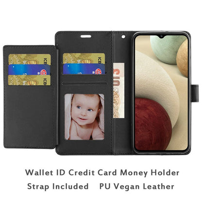 For Samsung Galaxy S26 Ultra Wallet Cases PU Leather with Credit Card /ID /Cash Holder Slot Dual Flip Book Pouch, Stand and Strap Case Cover