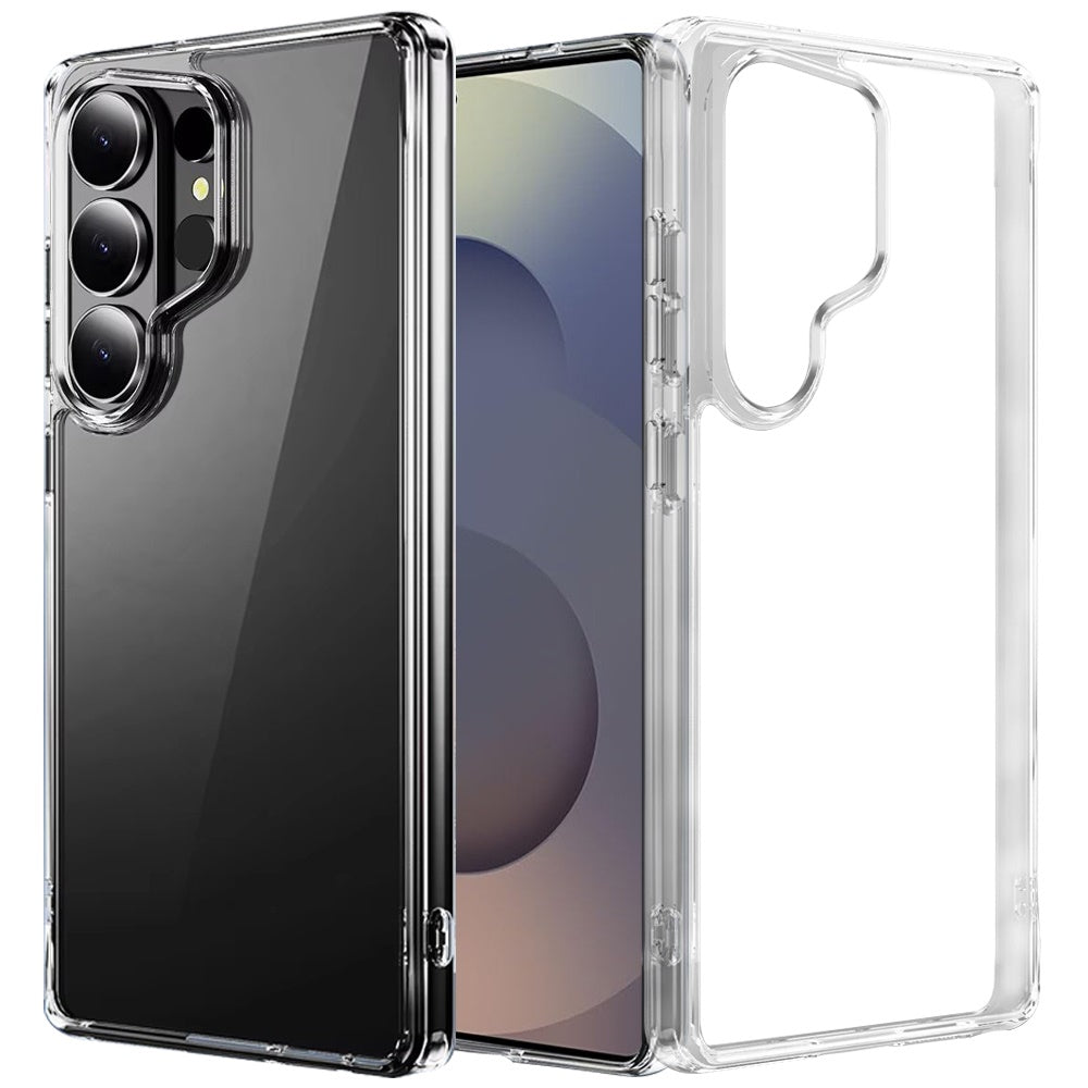 For Samsung Galaxy Z TriFold Pure Crystal Clear Hybrid Shockproof Armor Protection Durable Grip Design Transparent Impact Defense Case Cover Clear