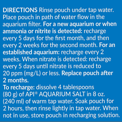 API Nitra-Zorb Removes Aquarium Toxins Size 6 [Aquarium Supplies] 1 count