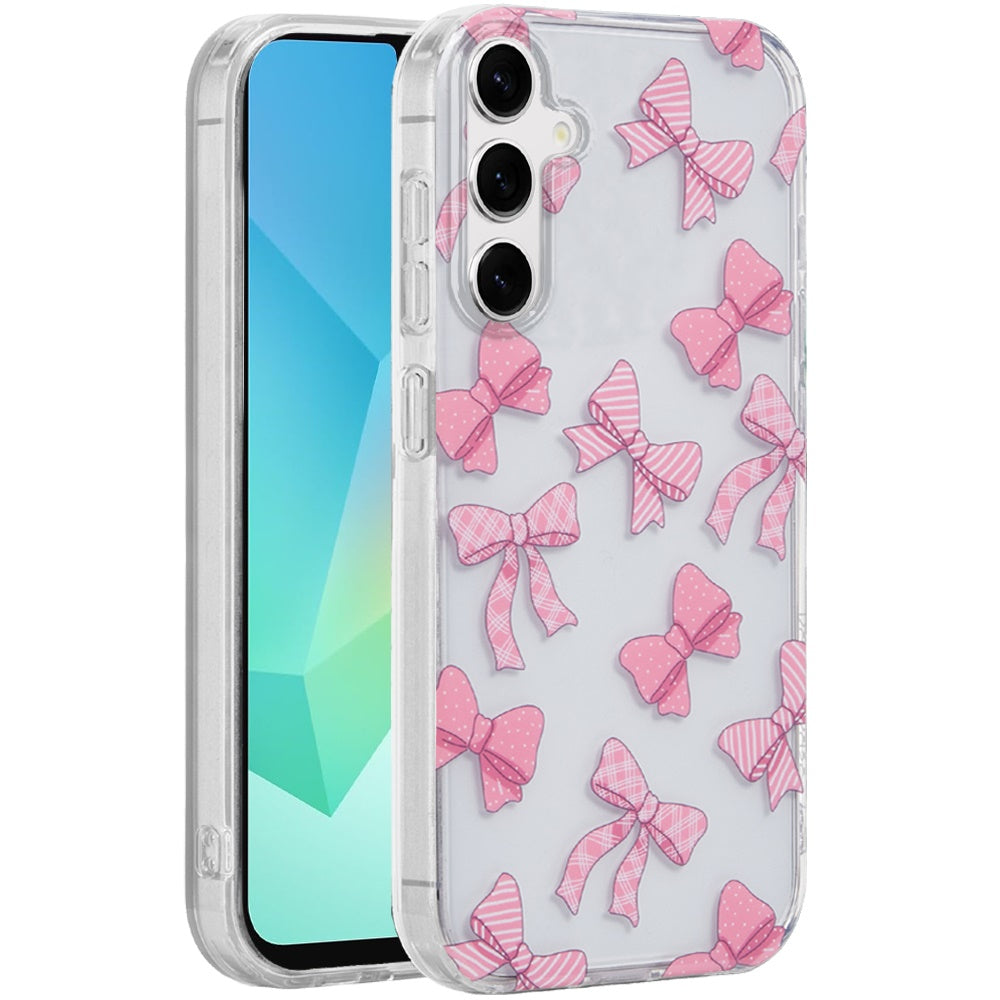 For Samsung Galaxy A16 Fashion Layer Design Slim IMD TPU Protective, Shockproof Hybrid Stylish Durable Hard PC Case Cover