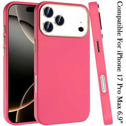 For Apple iPhone 17 Pro Max Hybrid Armor Shockproof, Durable Bumper Rubber Gummy Gel Slick Hard PC Silicone TPU Case Cover