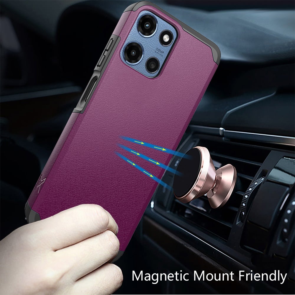 Phone Case for Motorola Moto G 5G 2026 / 2025 Slim Tough Shockproof Heavy Duty Hybrid Armor Anti Slip Durable Grip Dual Layer TPU Protective Hard Shell Cover