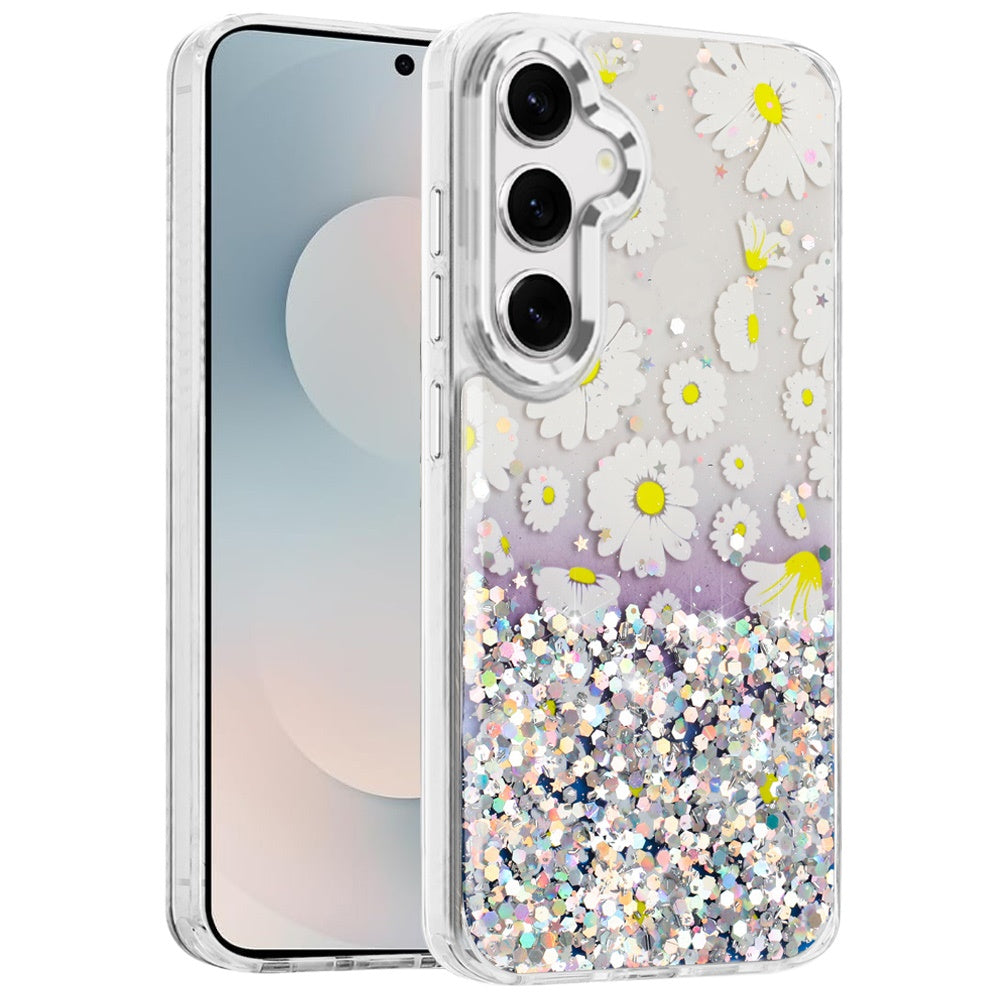 For Samsung Galaxy S25 Fan Edition /Galaxy S25 FE Fashion Beautiful Epoxy Design Hybrid Fashion Stylish TPU Protective, Shockproof Hybrid PC Case Cover