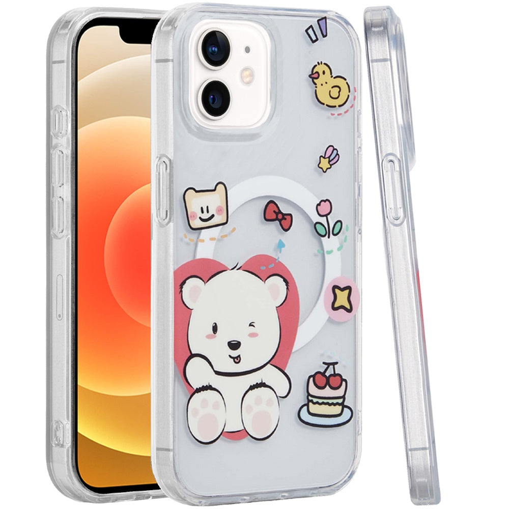 For Apple iPhone 16 Plus (6.7") Durable Fashion IMD Printed Design TPU Slim Shockproof Protective Case with Stylish Pattern Case Cover