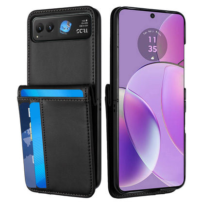 For Motorola Razr 2025 Wallet Case PU Leather Back Storage with Card ID Slot, Pocket Holder, Hybrid Protective Case Cover