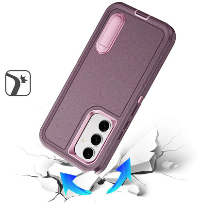 For Samsung Galaxy S25 Plus /S25+ /S24/Plus Hybrid 3 Layers Hard 3in1 Shockproof with Kickstand Heavy Duty Hard TPU Rubber Anti-Drop Case Cover