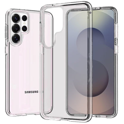 For Samsung Galaxy S26 Ultra Transparent Shock Absorption PC + TPU Rubber Gel Thick 3mm Hybrid Silicone Slim Fit Back Case Cover