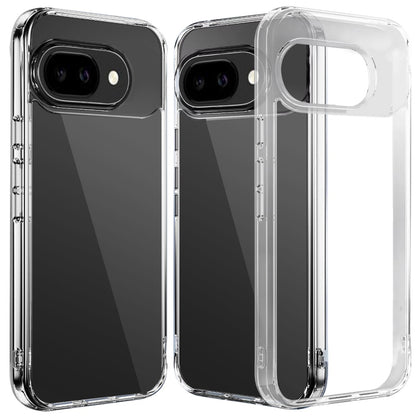 For Google Pixel 9A Shockproof Slim Crystal Clear Transparent Hybrid Cover with Enhanced Drop Protection Case Cover Clear