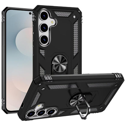 For Samsung Galaxy S26 Hybrid Shockproof Durable 360 Degree Rotatable Ring Stand Holder Kickstand Fit Magnetic Car Mount Case Cover