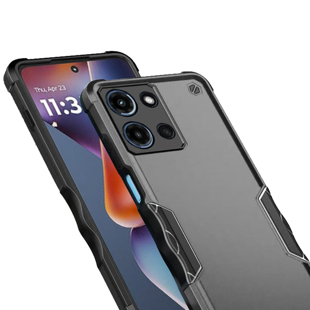 For Motorola Moto G 5G 2025 Slim Tough Shockproof Hybrid Heavy Duty 2in1 Dual Layer TPU Bumper Rugged Rubber Defend Armor Case Cover