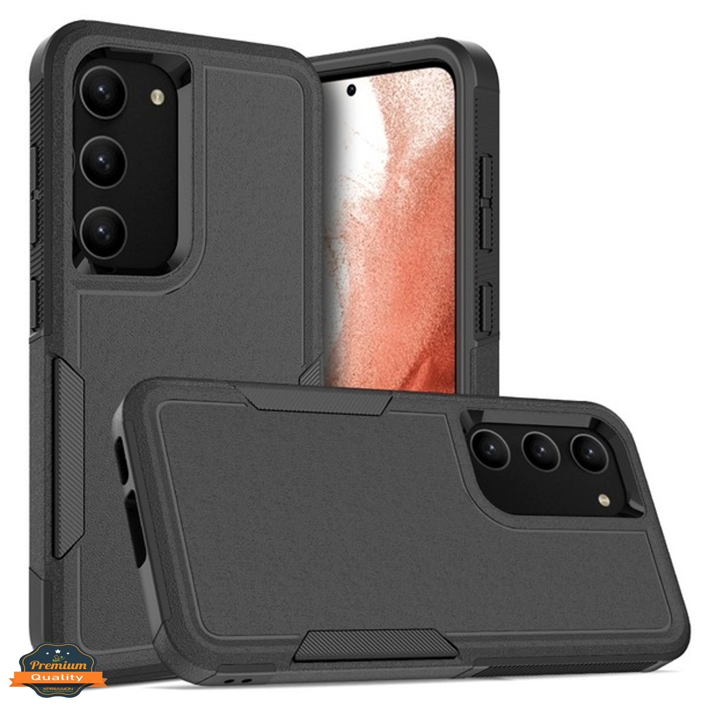 For Samsung Galaxy A17 5G Rugged Heavy-Duty Dual Layer Military-Grade, Rubber TPU Defender, Hybrid Shockproof Case Cover