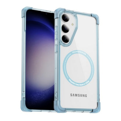 For Samsung Galaxy S25 /S24 Slim Fit Hybrid Case Clear Corner Bumper MagSafe Compatible, Hard TPU Rubber Shockproof Case Cover