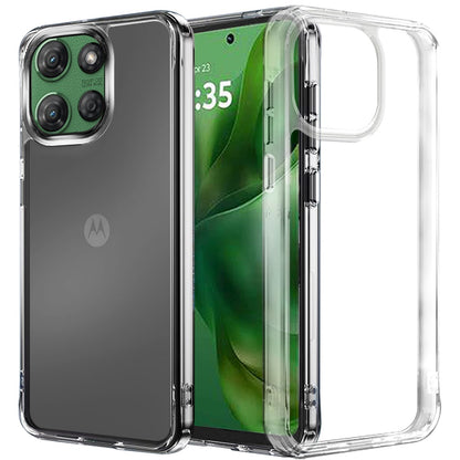 For Motorola Moto G Power 5G 2027 Shockproof Slim Crystal Clear Transparent Hybrid Cover with Enhanced Drop Protection Case Cover Transparent