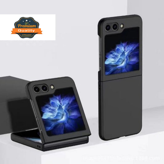 For Samsung Galaxy Z Flip 7 Painted Matte Finish TPU Silicone Case, Soft Grip Shockproof Slim Thin, Non-Slip Texture Case Cover Black