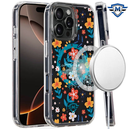 For Apple iPhone 15 Pro Max (6.7") Premium Cute Pattern Design Magnetic Durable Shockproof SlimTPU Hard Back [Compatible with Magsafe] Case Cover