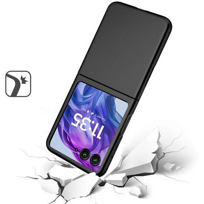 For Motorola Razr+ PLUS (2025 /2024) Snap-On Flip Premium Matte Finish Slim Lightweight Protective PC + Rubber TPU Hard Shell Case Cover