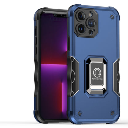 For Samsung Galaxy S21+ / S21 Plus Hybrid Stand Magnetic Ring Holder Kickstand Heavy Duty Rugged Drop Silicone & Hard PC Shockproof Case Cover
