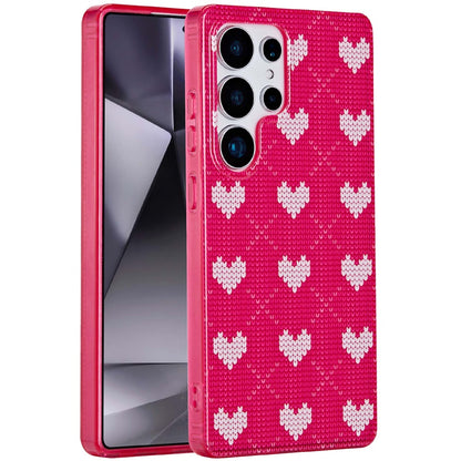 For Samsung Galaxy S25 Ultra Fashion Layer Design Slim IMD TPU Protective, Shockproof Hybrid Stylish Durable Hard PC Case Cover