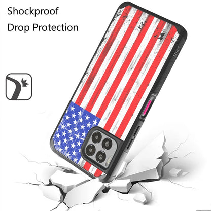 For TCL Revvl 7 PRO 5G Tough Hybrid Magnetic Mount Friendly Shock Protection Durable Grip Includes Tempered Glass Case Cover