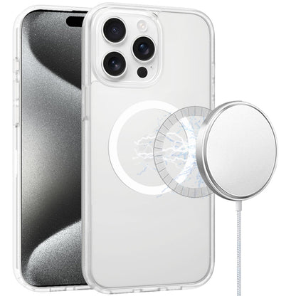 For Apple iPhone 12 Pro Max MagSafe Compatible Case Hybrid Soft TPU Bumper Hard Translucent Matte Back Slim Shockproof Case Cover