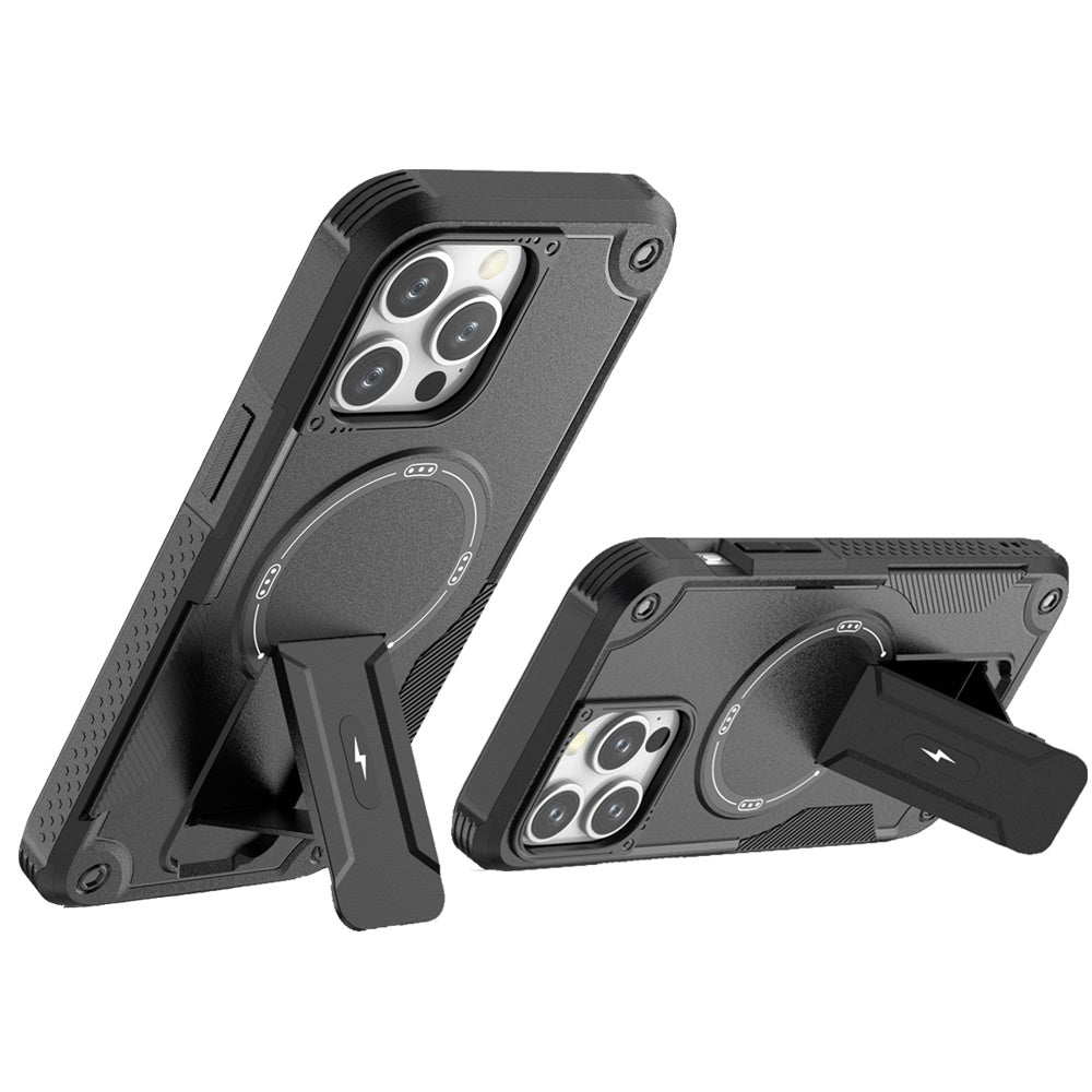 For Samsung Galaxy S26 Ultra Magnetic Invisible Kickstand Holder with Magsafe, Slim Fit Shockproof Hybrid Military Grade Heavy Duty Case Cover