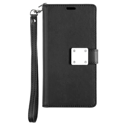 Phone Case for Google Pixel 10 Pro XL Wallet Credit Card Holder Leather Grip Shockproof Hybrid Protective Style Durable Flip Pouch Cover Black