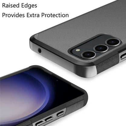For Samsung Galaxy S23 Fan Edition /S23 FE Slim Tough Shockproof Hybrid with Dual Layer Hard PC + TPU Protection, Armor for Strong Drop & Impact Resistance Case Cover Charcoal Grey