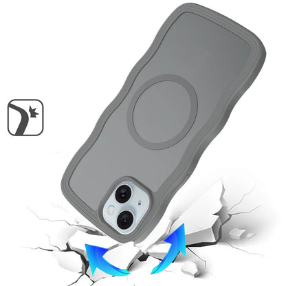 For Apple iPhone 14 /13 Grip Hand Magnetic Hybrid Case Shockproof Protection Matte Skin Rubber TPU + PC Case Cover