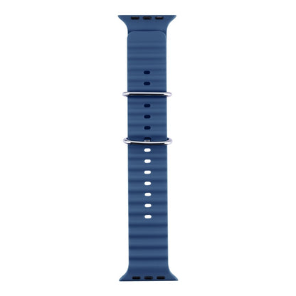 echelon ComfyFit Silicone Strap for Apple Watch Series 9 45mm/Watch Series 10 46mm / Watch SE (2022) 44mm - Dark Blue, Apple Watch Accessories
