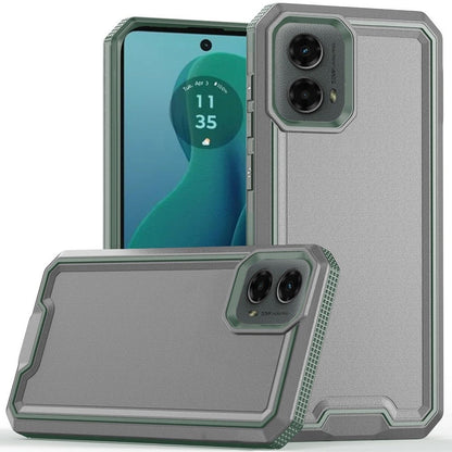 For Motorola Moto G 5G 2024 Premium Fused Hybrid Tough Strong Hard PC TPU Rubber Shockproof Drop Protection Impact Case Cover