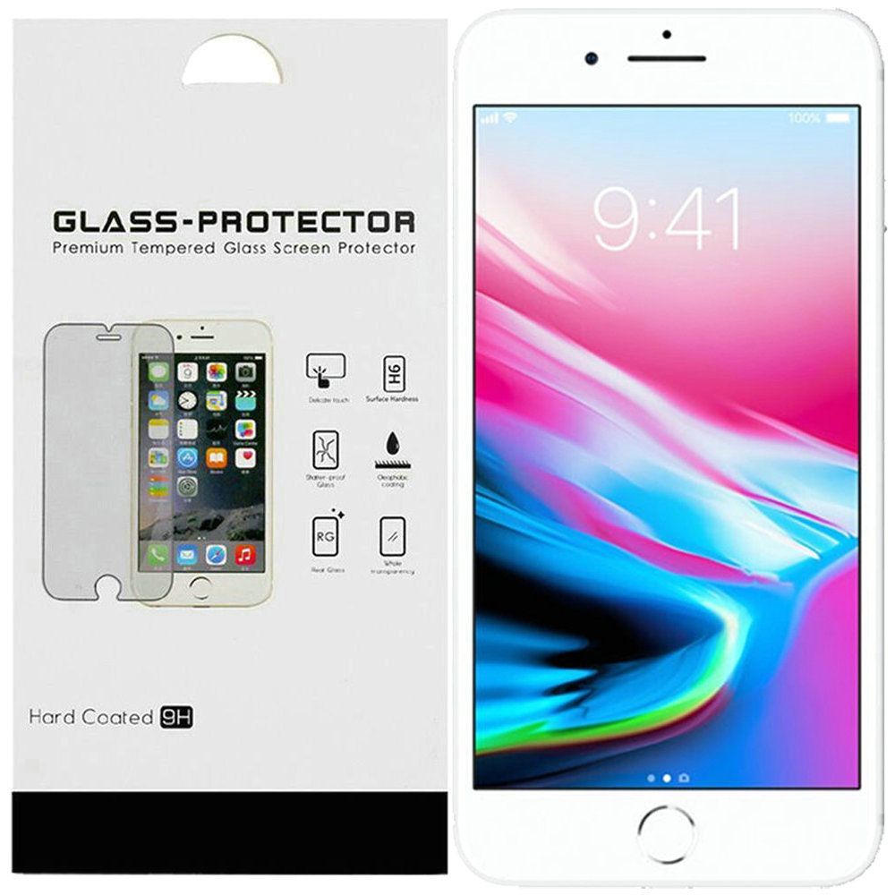 For Apple iPhone SE 3 (2022) SE/8/7 Screen Protector Tempered Glass Premium HD Clear, Case Friendly, 9H Hardness, 3D Touch Accuracy, Anti-Bubble Film Glass Protector Clear