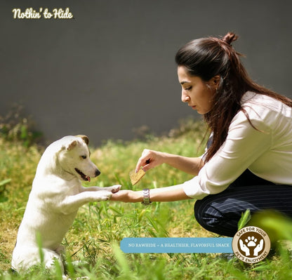 Fieldcrest Farms Nothin to Hide Beef Flip Chips Dog Chews [Dog Supplies] 8 count