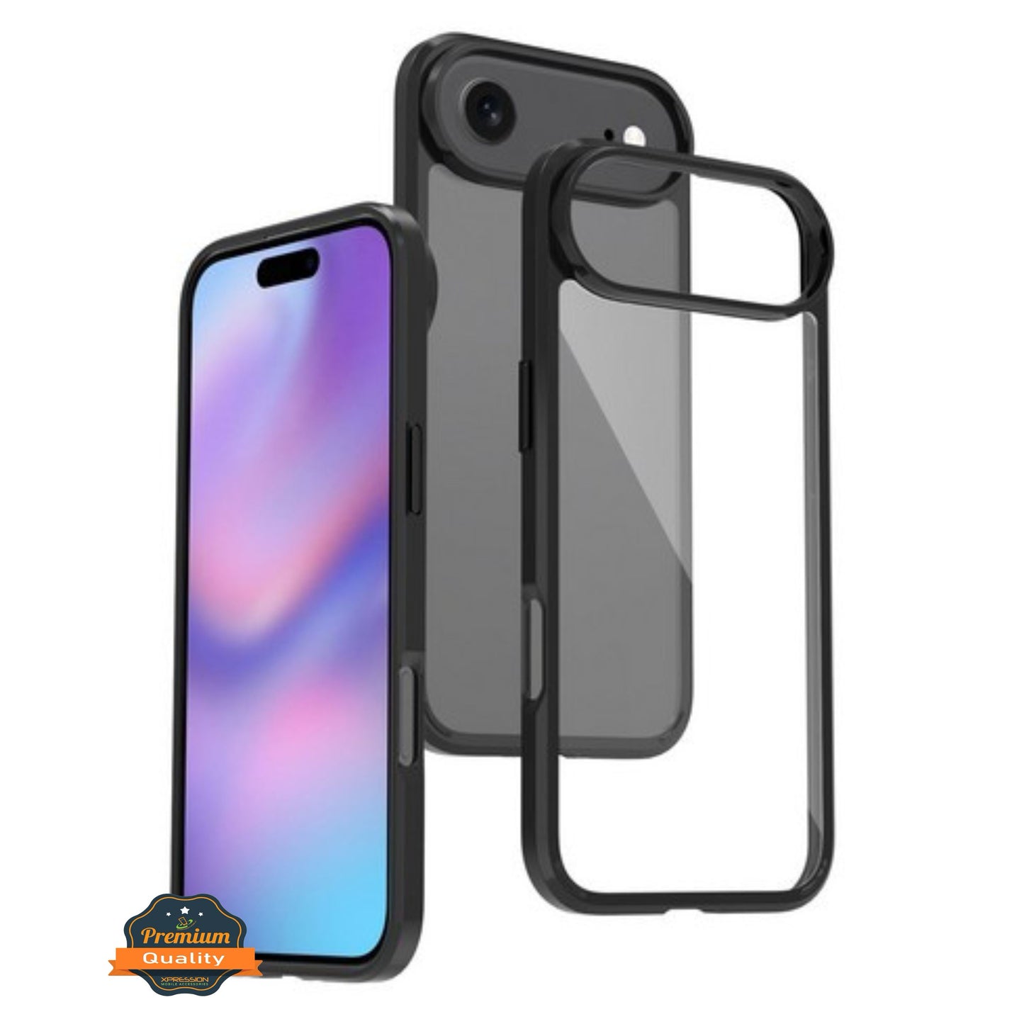 For Apple iPhone 17 AIR Crystal HD Clear Back Hybrid Case TPU Bumper Frame Slim Shockproof Hard Defender Case Cover