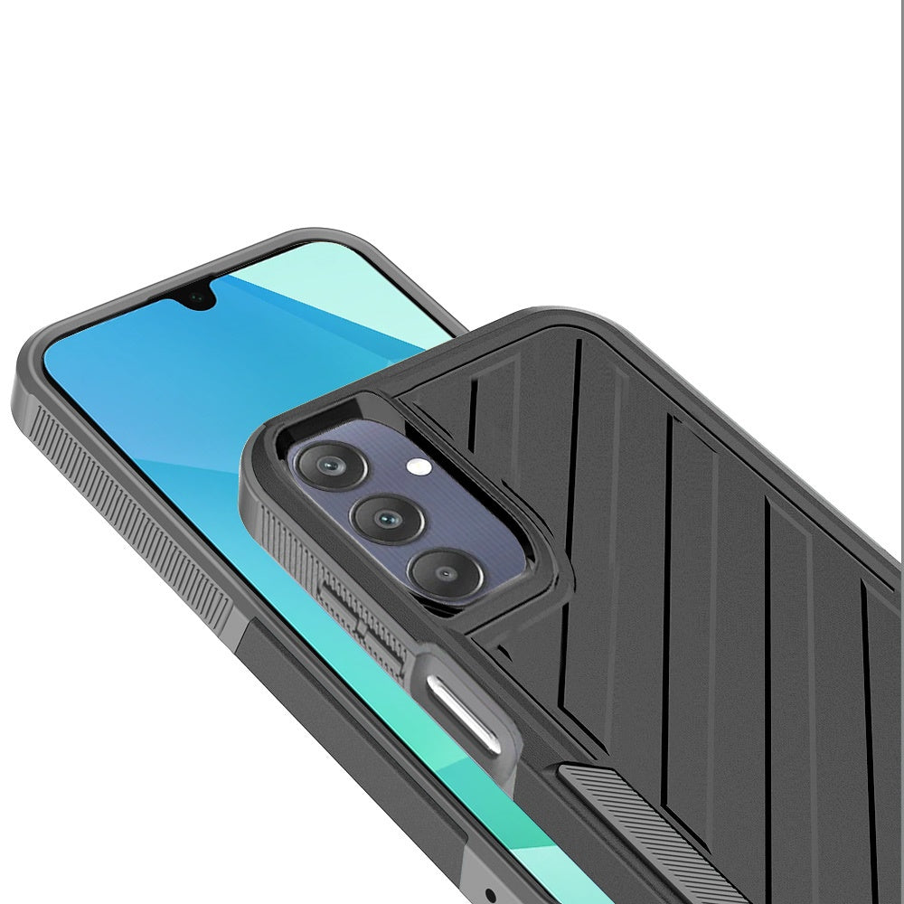 Samsung Galaxy A16 5G Hybrid lined shockproof dual layer Rugged 2in1 Hard PC & Silicone TPU Non Slip Textured Tough Armor