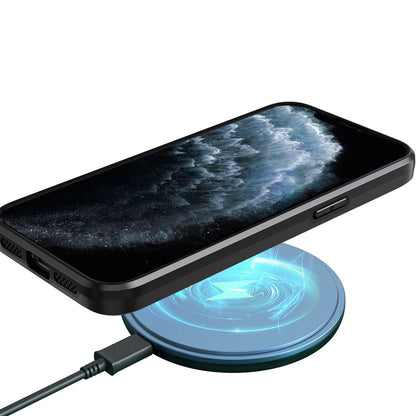 For Apple iPhone 11 Pro Max Foldable Camera Protector Kickstand with MagSafe Compatible, Dual Layer Hybrid Shockproof Case Cover Black