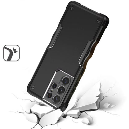 For Samsung Galaxy S21 Ultra Slim Tough Shockproof Hybrid Heavy Duty Dual Layer TPU Bumper Rugged Rubber Armor Case Cover