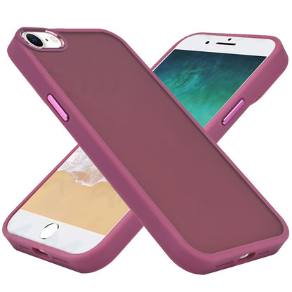 Slim Fit Thin Hybrid,Frosted Matte Polished Acrylic Hard PC with TPU Rubber Frame